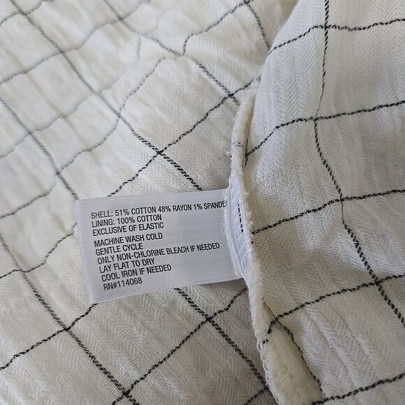 Evereve Mae Windowpane Plaid Ruffle Sleeve Maxi Dress Womens Size Small Smocked - Picture 4 of 9